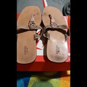 Gucci flip flops